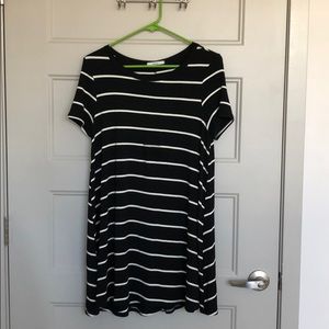 Striped T-Shirt Dress